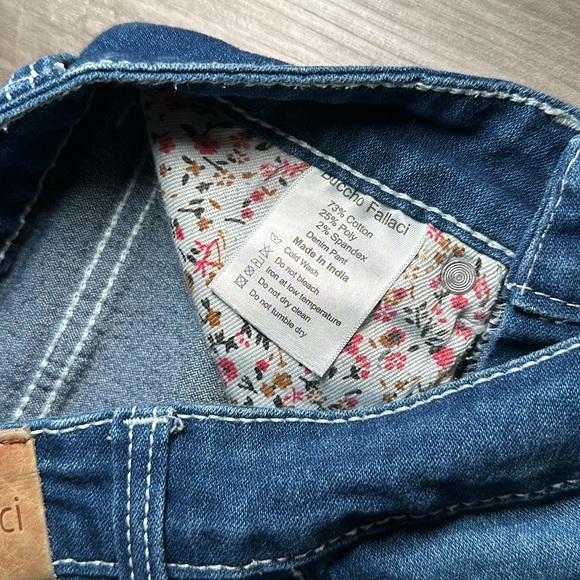 Buccho Fallaci Skinny Frayed Fringe Hem Jeans - 3 - Picture 9 of 9